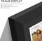 3-Opening Polaroid Collage Frame for 2x3" Instax Mini Photos – Black Multi-Picture Frame Wall Display – 5.6x10 Inch Mini Photo Collage with Polished Shatter-Resistant Plexiglass – Perfect for Fuji Instax Mini 12 11 9 8 & Polaroid Hi-Print